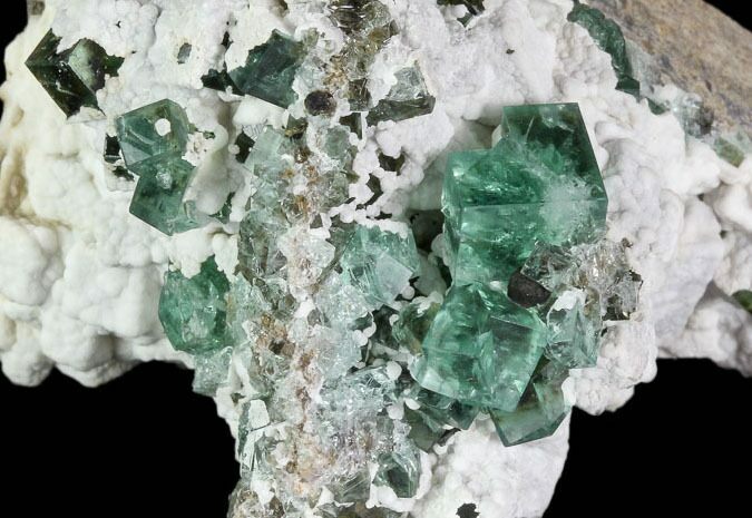 Fluorite & Calcite Crystal Cluster - Rogerley Mine #106122